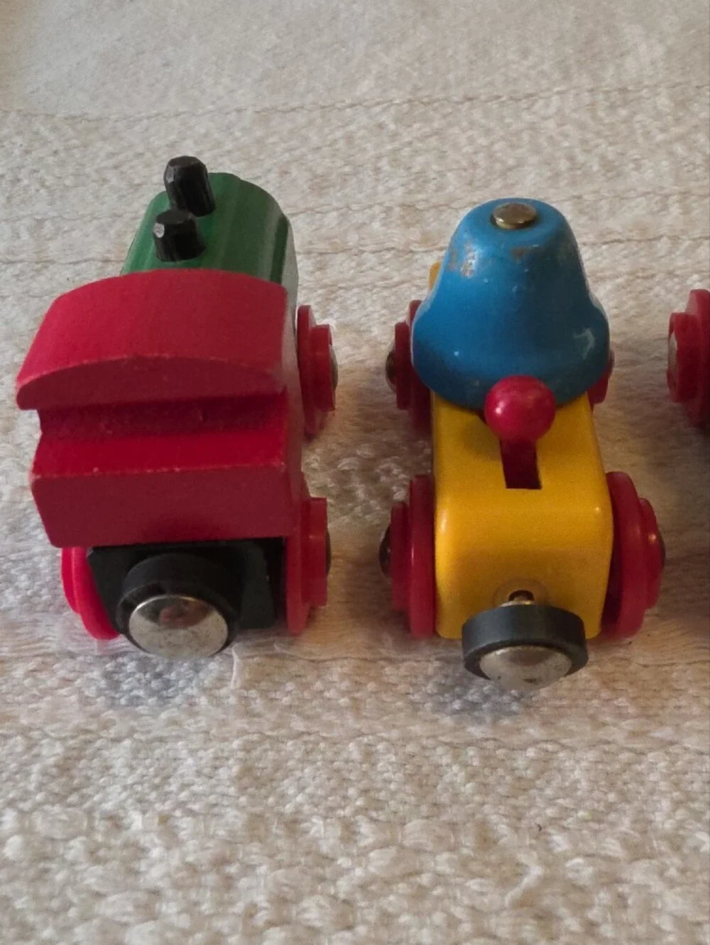 Vintage BRIO Wooden Toy Trains From The 1970s And 1980s